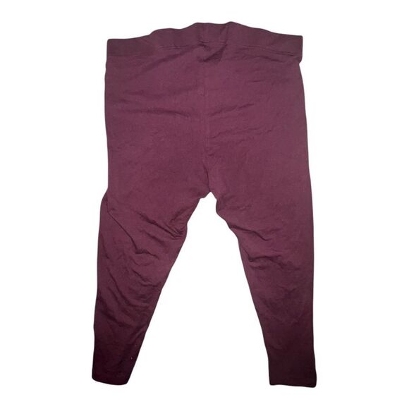 Old Navy Womens Raisin Arizona High-Rise High-Waisted Leggings Burgundy XL NWOT - Picture 3 of 4